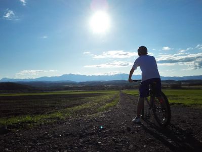 自転車と太陽